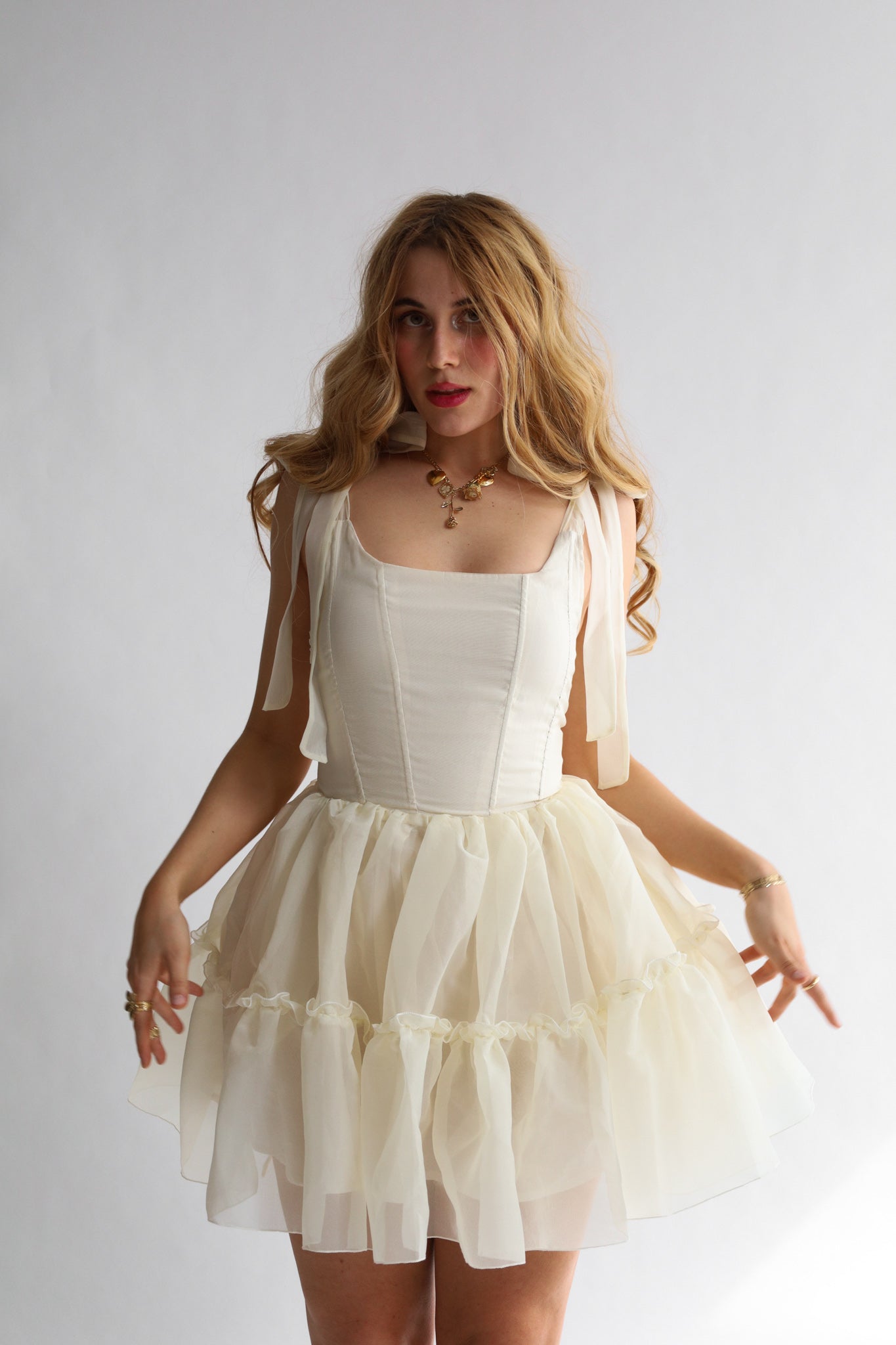 The Siena Dress mini in Citron Yellow 1X