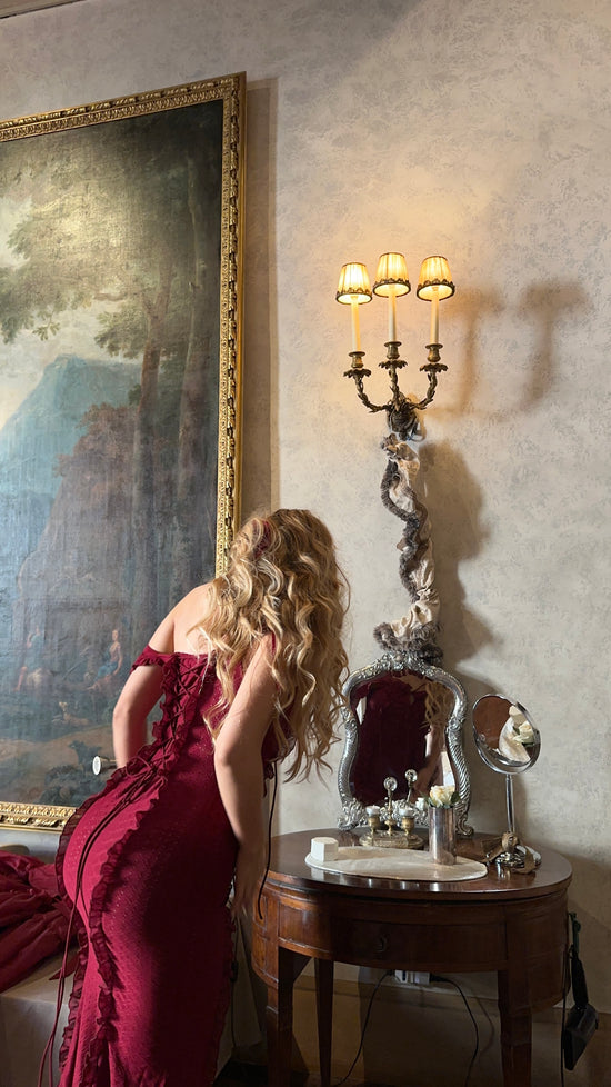 La robe Désirée en rouge Médicis