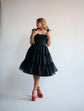 The Siena Dress in Black Swan