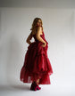 The Siena Gown in Scarlet Red