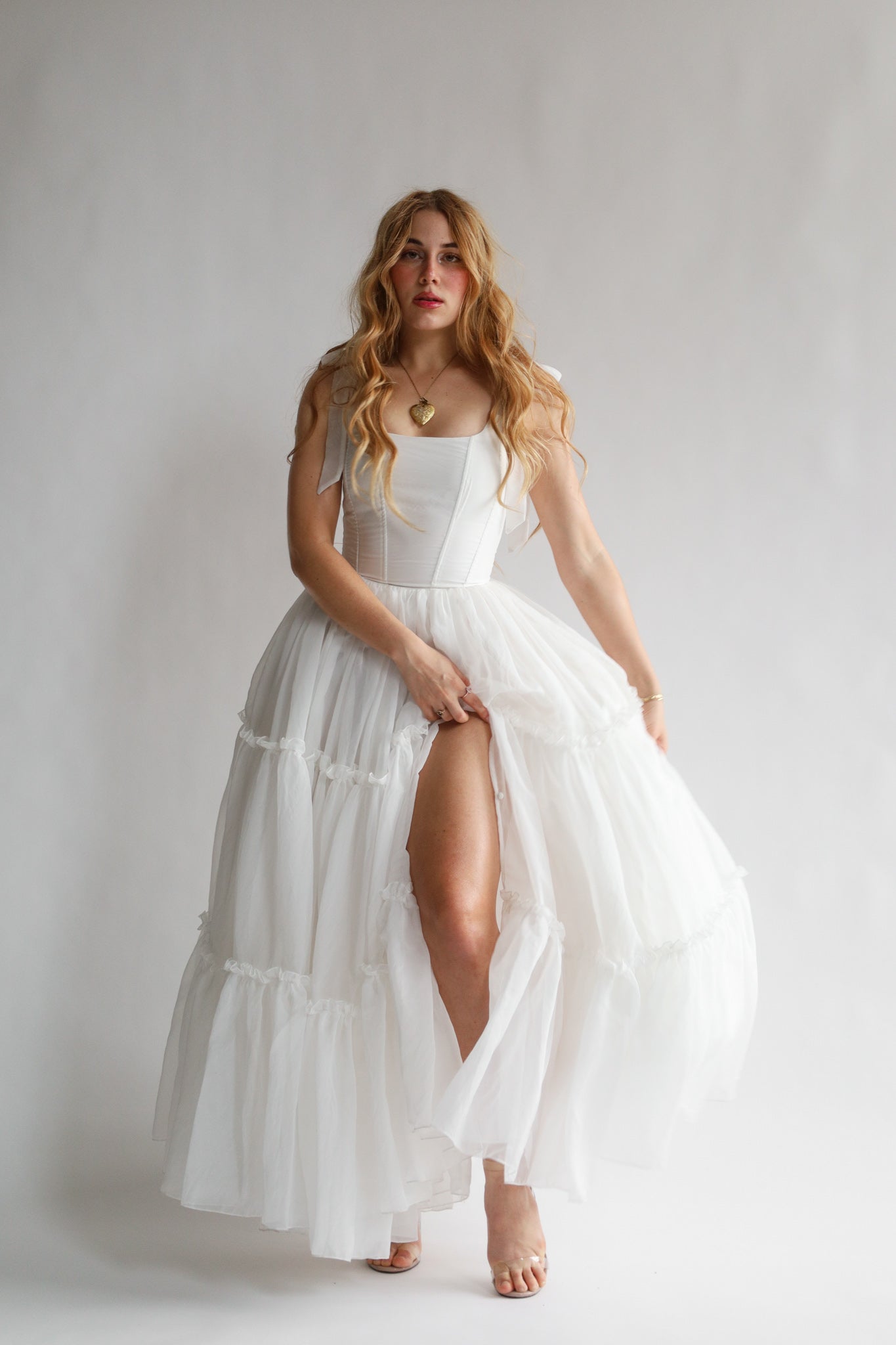 The Siena Gown in Seaglass White S The Siena Gown in Seaglass White S