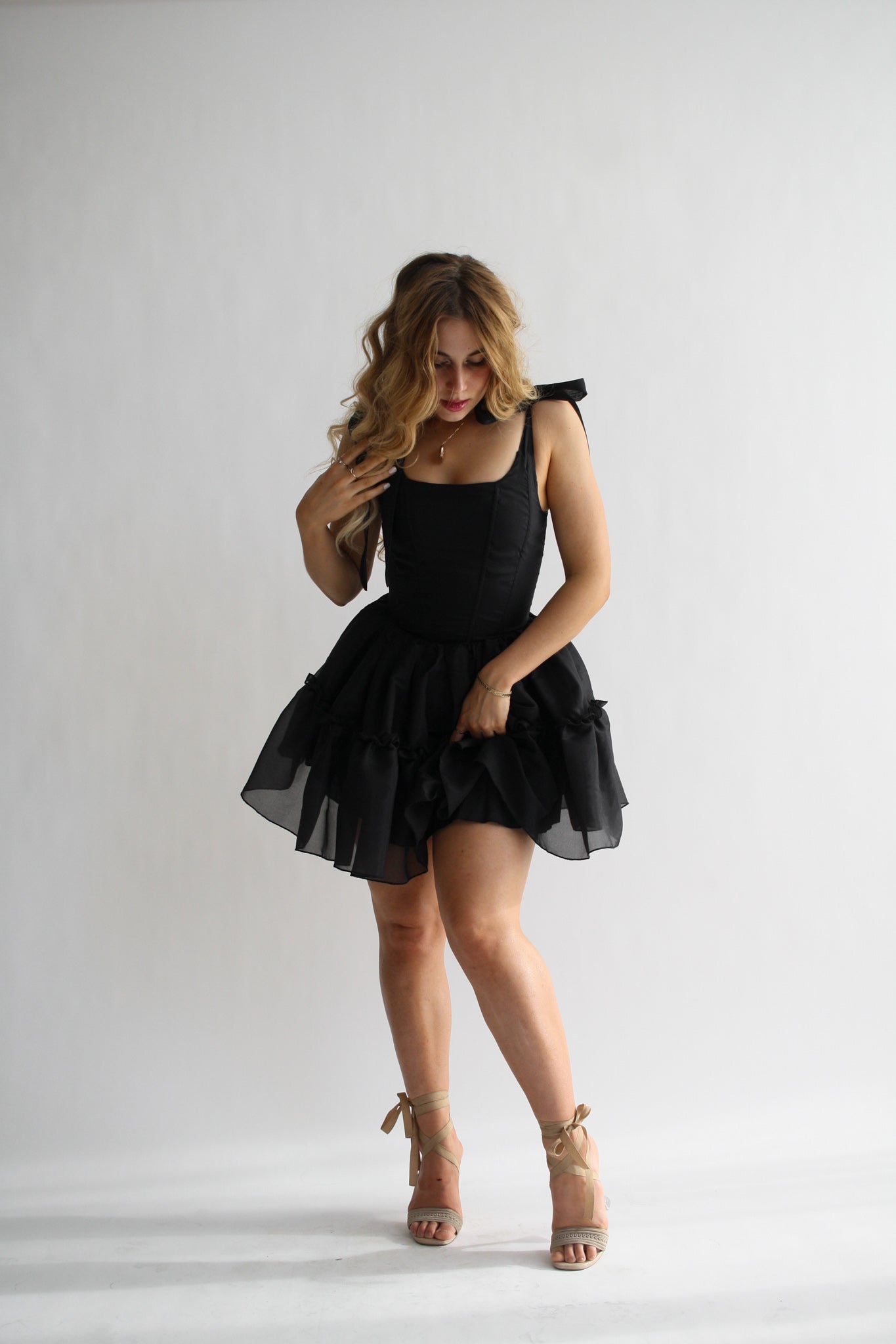 White Swan Mini Dress