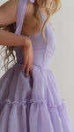 The Siena Dress in Lavande Purple