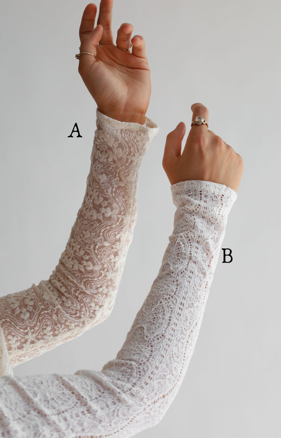 The Sonnet Lace Cardigan in Moonlight