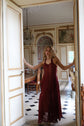 The Sylph Gown in Cerise