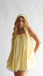 The Babydoll Dress in Citron Givré