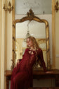The Sylph Gown in Cerise