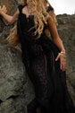 The Desirée Dress in Ink Lace