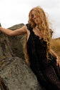 The Desirée Dress in Ink Lace