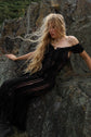 The Desirée Dress in Ink Lace