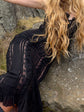 The Desirée Dress in Ink Lace