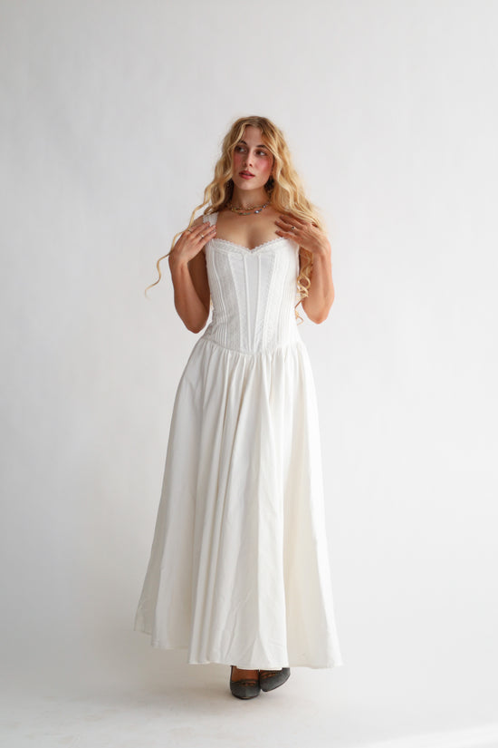 The Madeleine Gown in Seaglass White