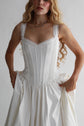 The Madeleine Gown in Seaglass White