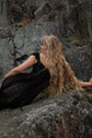 The Desirée Dress in Ink Lace
