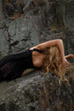 The Desirée Dress in Ink Lace
