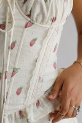 The Fraise Bustier – Wild Rose & Sparrow