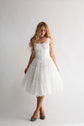 The Fae Midi Dress in White