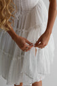The Fae Midi Dress in White