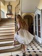The Fae Midi Dress in White
