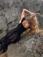 The Desirée Dress in Ink Lace