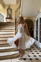The Fae Midi Dress in White
