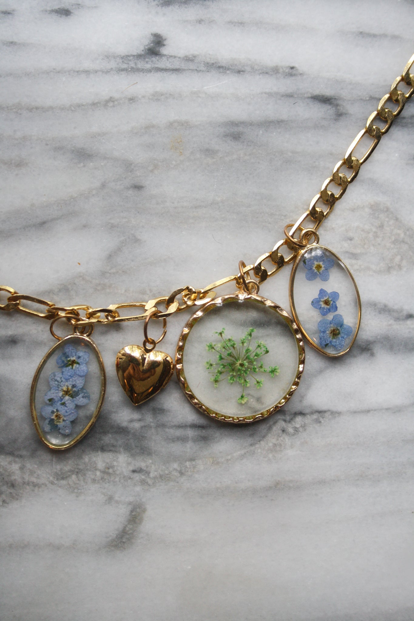 seed and sage rose necklace The Meadow Charm Necklace – Wild Rose & Sparrow