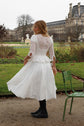 The Brontë Dress in Blanche