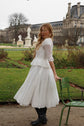 The Brontë Dress in Blanche