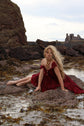 The Ophelia Midi in Crimson