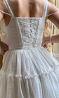 The Fae Midi Dress in White