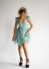 Daga - Find Roses In The Garden Tutu Dress - Blue main image 1