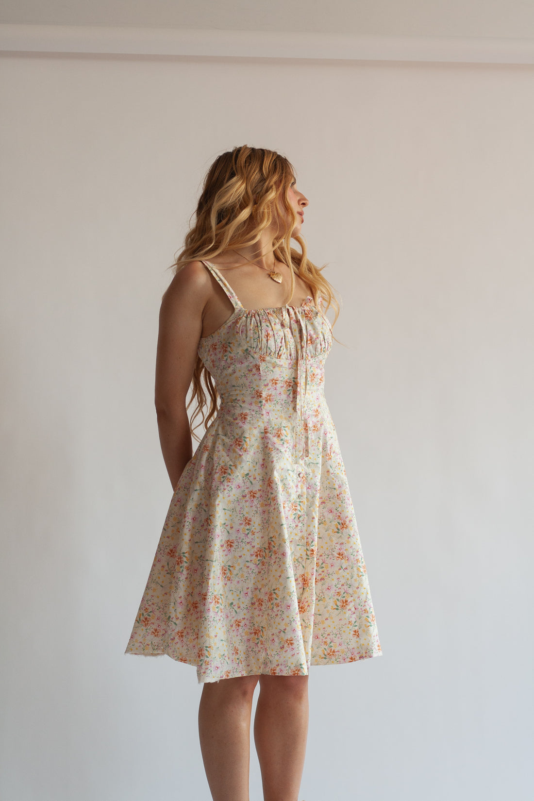 WILD ROSE DRESS / ECRU