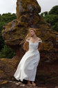 The Madeleine Gown in Seaglass White