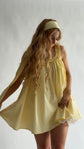 The Babydoll Dress in Citron Givré