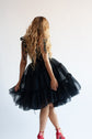 The Siena Dress in Black Swan