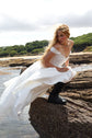 The Madeleine Gown in Seaglass White