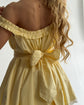 The Babydoll Dress in Citron Givré
