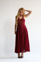 The Sylph Gown in Cerise