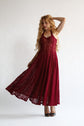 The Sylph Gown in Cerise