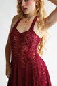 The Sylph Gown in Cerise