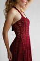 The Sylph Gown in Cerise