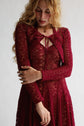 The Sylph Gown in Cerise