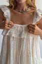 La robe Ophélie en dentelle de lys