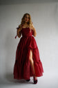 The Siena Gown in Scarlet Red