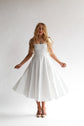 The Brontë Dress in Blanche