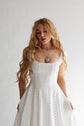 The Brontë Dress in Blanche