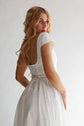 The Brontë Dress in Blanche
