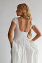 The Brontë Dress in Blanche
