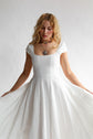 The Brontë Dress in Blanche