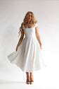 The Brontë Dress in Blanche